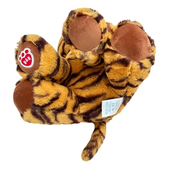 BAB Build-A-Bear Plush Tiger Cub Orange Black Tag - Picture 5 of 10